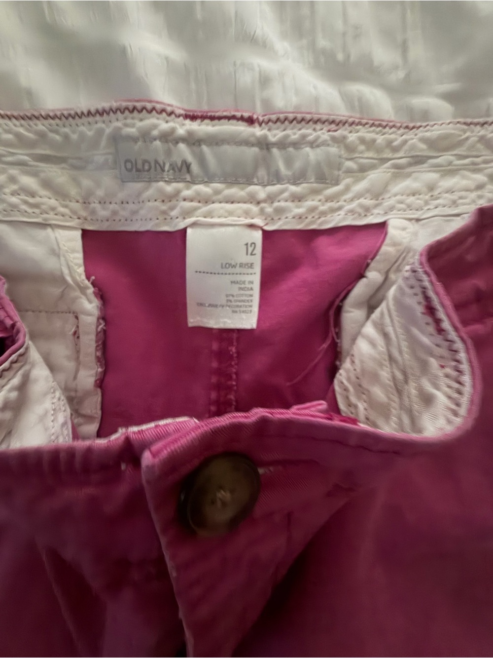 Old Navy Pink Low-Rise Shorts
